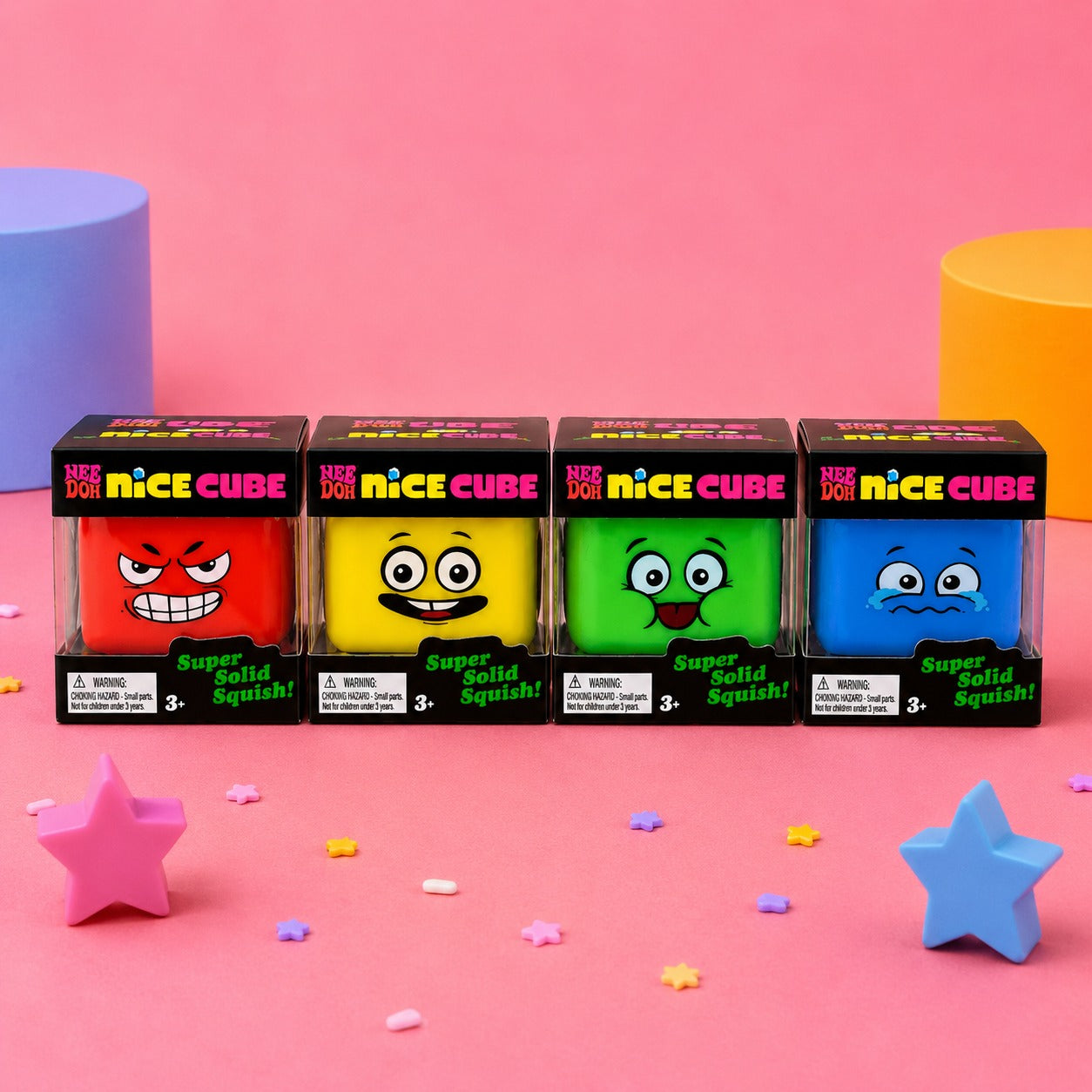 Cube Squishy - Smiling Cubes
