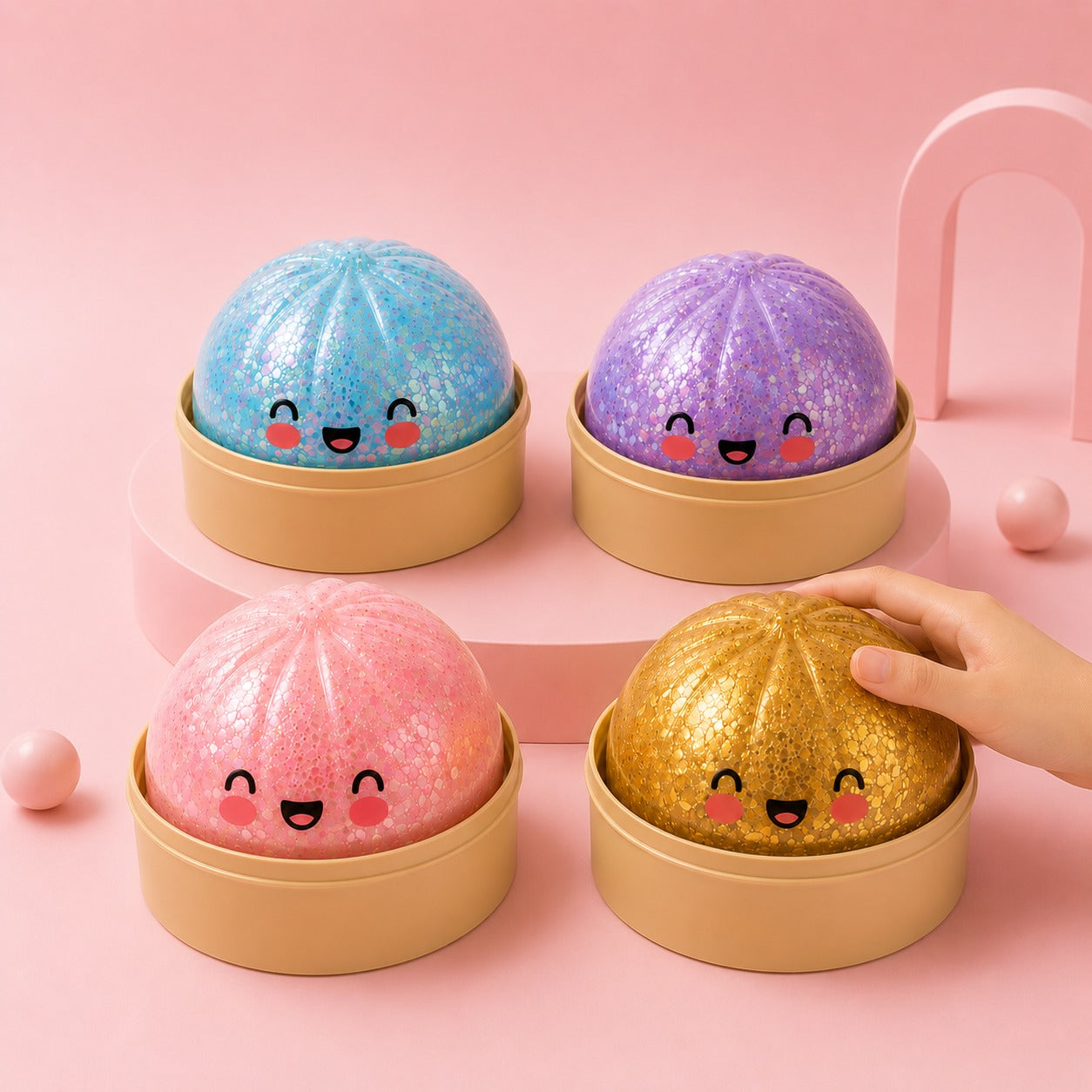Glitzer Dumplings Squishy XL - Mystery Color