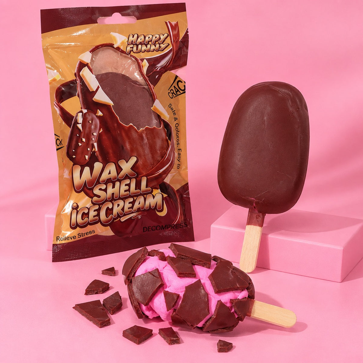 Crunchy Eis am Stiel Squishy