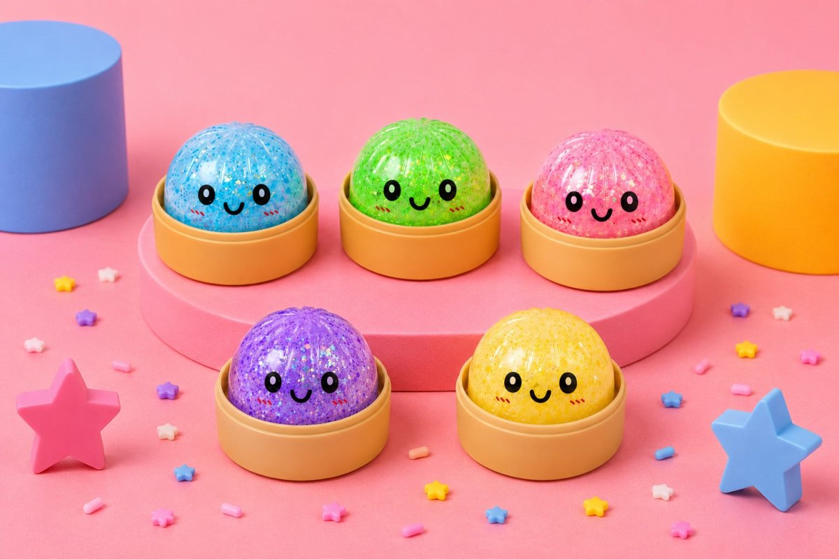 Glitzer Mini Dumplings Squishy - Mystery Color - Jolli