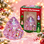 Glitzer Weihnachtsbaum Squishy – Lila