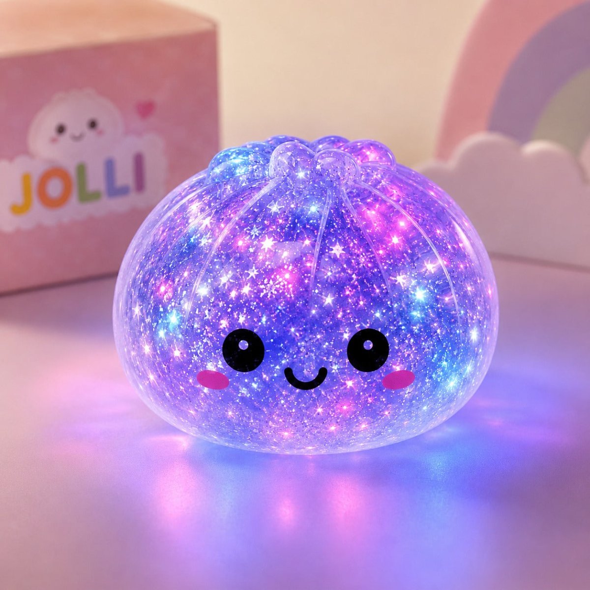 Leuchtende Squishy Dumplings - Mystery Color - Jolli