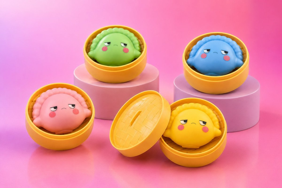 Momo Dumplings Squishy - Mystery Color - Jolli
