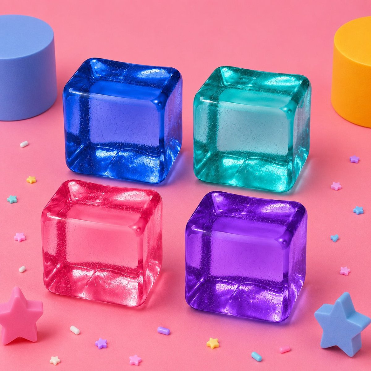 Squeeze Ball Squishy - Cube - Jolli