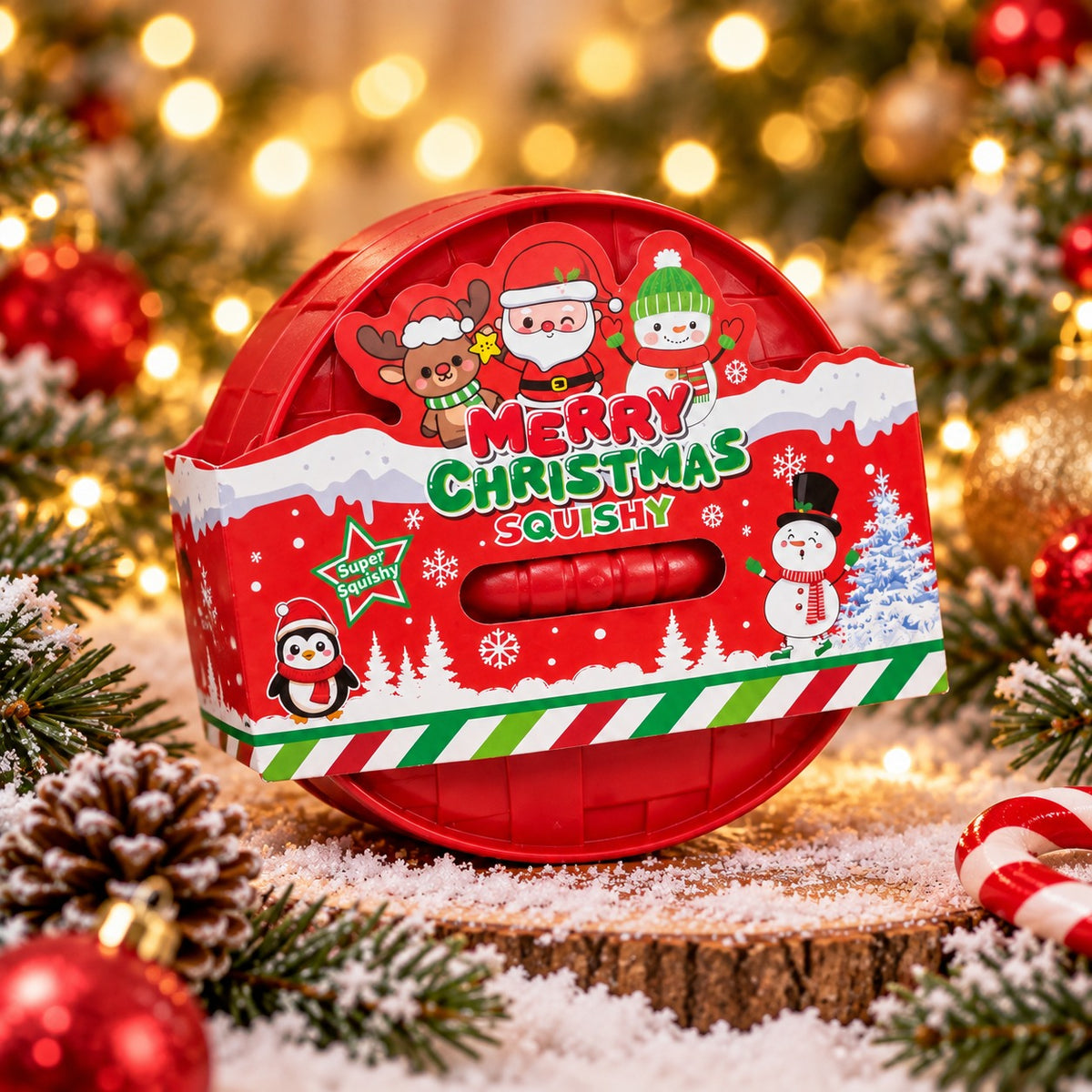 Weihnachts-Squishy Mystery Box – 3er-Set